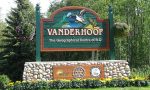 Decorative image of Vanderhoof town sign.